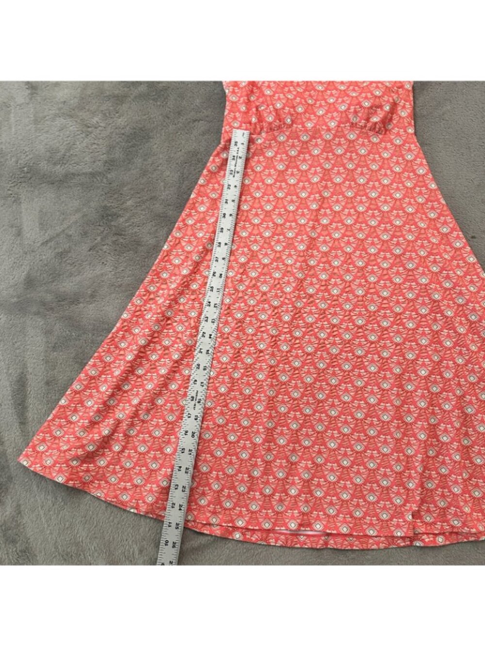 Prana Cali Racerback Dress Coral Built In Bra SMALL Outdoor Hiking Camping - Picture 3 of 7